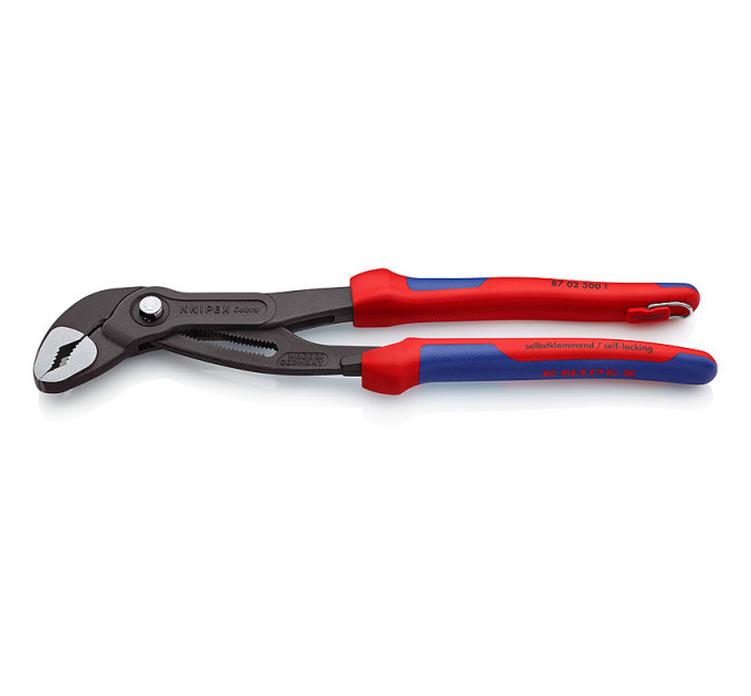 Клещи сантехнические переставные высокотехнологические Ø70мм Cobra KNIPEX 87 02 300 T, фосфат