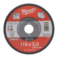 Диск отрезной по металлу MILWAUKEE, SCS 41/115х3 PRO+, Ø115мм Диск отрезной по металлу MILWAUKEE, SCS 41/115х3 PRO+, Ø115мм