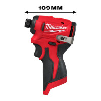 Шуруповерт ударний акумуляторний MILWAUKEE (124Нм) M12 BLIDRC-202C (ЗУ+2акк.Х2Ач+кейс)