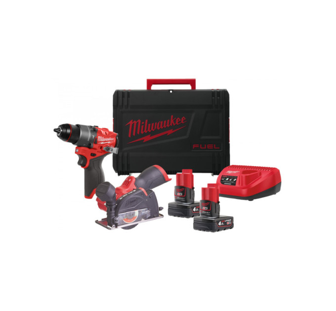 Набор из 2х инструментов аккумуляторных бесщеточных MILWAUKEE M12FPP2G2-402X