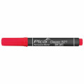 Маркер перманентный Pica 521/40 Classic Permanent Marker Chisel tip, с скошеным носиком, красный
