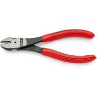 Кусачки боковые (бокорезы) особой мощности, Ø3,4мм, 160мм KNIPEX 74 01 160 SB, фосфатированные