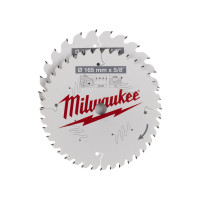 Набір дисків пильних MILWAUKEE Ø165х5/8˝х 24зуб. + Ø165х5/8˝х40зуб.