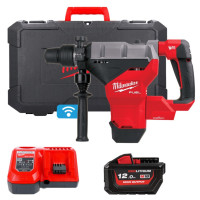 Перфоратор акумуляторний безщітковий SDS-MAX MILWAUKEE M18 FHM-121C (11Дж) (ЗУ+1акк.Х12Ач+кейс) , (
