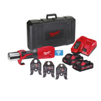Обжимник гідравлічний акумуляторний для труб MILWAUKEE M18 ONEBLHPT-302C V-SET (ЗУ+3Х2Ач+кейс)