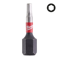 Бита SHOCKWAVE MILWAUKEE, Hex2,5, 25мм, (2шт)