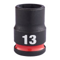 Головка ударная ShW 3/8'' STD MILWAUKEE, 13мм