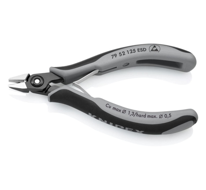 Прецизійні кусачки бокові для електроніки KNIPEX 79 52 125 ESD
