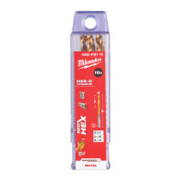 Свердло по металу RedHEX SHOCKWAVE™ HSS-TiN MILWAUKEE, Ø4,5х76х29мм, (10шт)