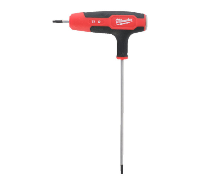 Ключ Г-подібний TORX MILWAUKEE з комфортною ручкою, T8 з кулею