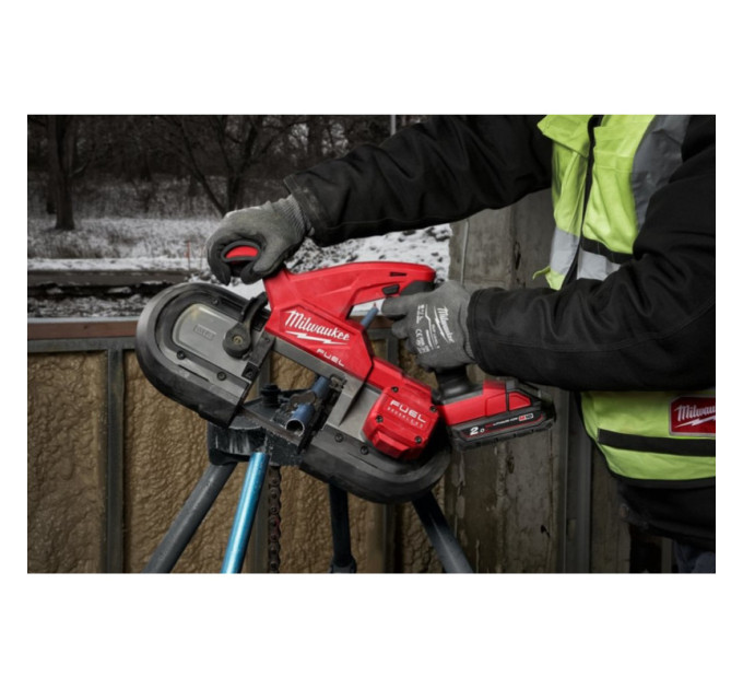 Пила ленточная аккумуляторная бесщёточная MILWAUKEE M18 FBS85-0C (каркас+кейс)