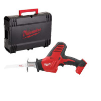 Пила сабельная аккумуляторная MILWAUKEE M18 C18 HZ-0X, (каркас, HDкейс)