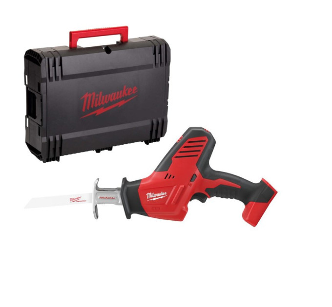 Пила сабельная аккумуляторная MILWAUKEE M18 C18 HZ-0X, (каркас, HDкейс)