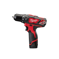 Дриль-шуруповерт акумуляторна ударна MILWAUKEE M12 BPD-202X (30 Нм) (ЗУ+2ак.Х2Ач+кейс)