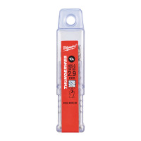 Свердло по металу THUNDERWEB HSS-G MILWAUKEE, DIN338, Ø2, 9х61х33мм, (10шт)