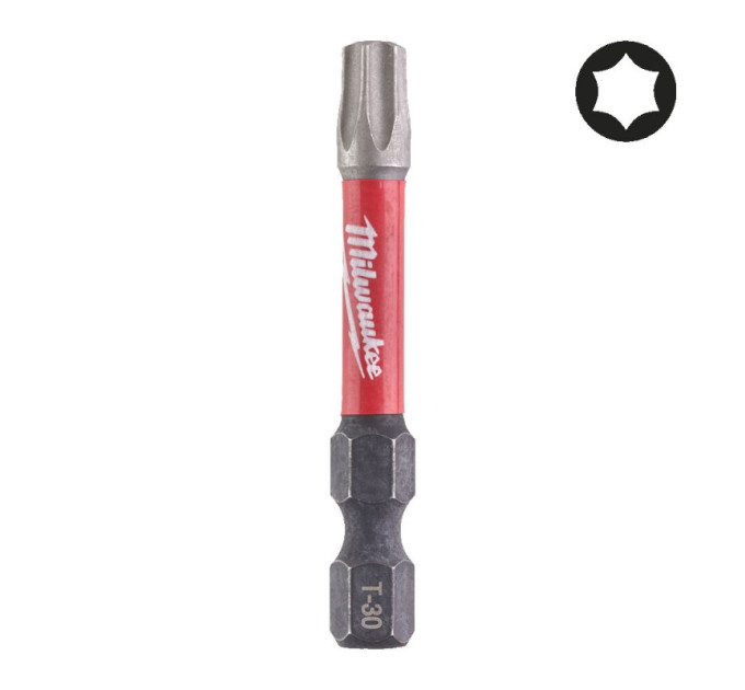 Бита SHOCKWAVE MILWAUKEE, TX30, 50мм