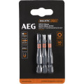 Бита ударная AEG AAK503H4, HEX4, 50мм (3шт)