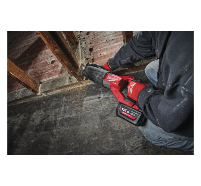 Пила сабельная аккумуляторная бесщёточная MILWAUKEE M18 FSX-121C (ЗУ+1акк.Х12Ач+кейс), (замена на 49