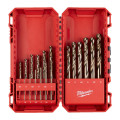 Набор сверл по металлу кобальтовых HSS-Co PACKOUT MILWAUKEE, DIN338, (19шт) (1-10мм)
