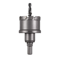 Цельная коронка Holesaw TCT MILWAUKEE для стали/нержавеющей стали, Ø45мм