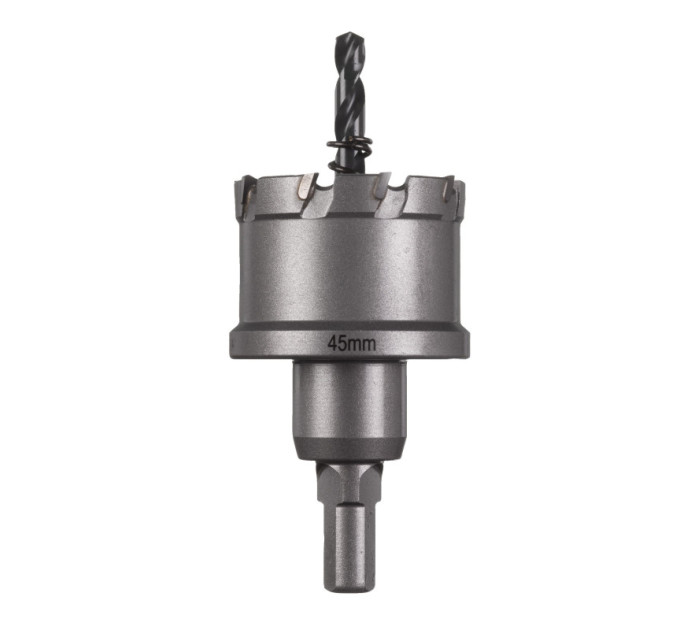 Цельная коронка Holesaw TCT MILWAUKEE для стали/нержавеющей стали, Ø45мм