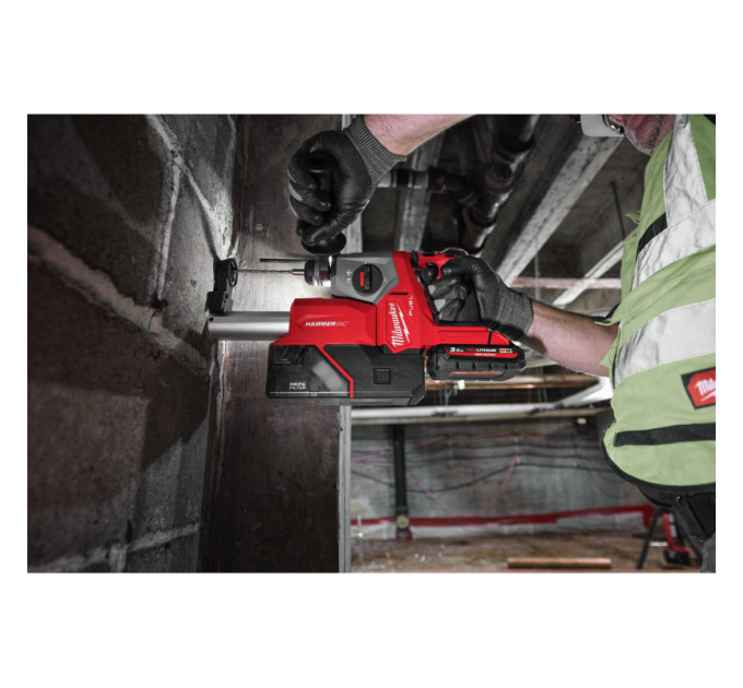Перфоратор акумуляторний безщітковий SDS-PLUS MILWAUKEE M18 FHAC16-0X (1,7Дж)