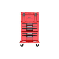 Набор ящиков QBRICK SYSTEM PRO RED DRAWER WORKSHOP SET 4 2.0 RUHD мобильный шкаф (525x345x885мм)