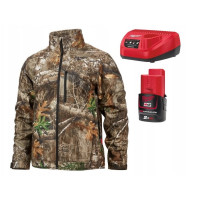 Куртка з підігрівом MILWAUKEE, M12 HJCAMO6-201(XXXL), камуфляжна (розмір XXXL) (+зар.пр., 1 акум.Х 2