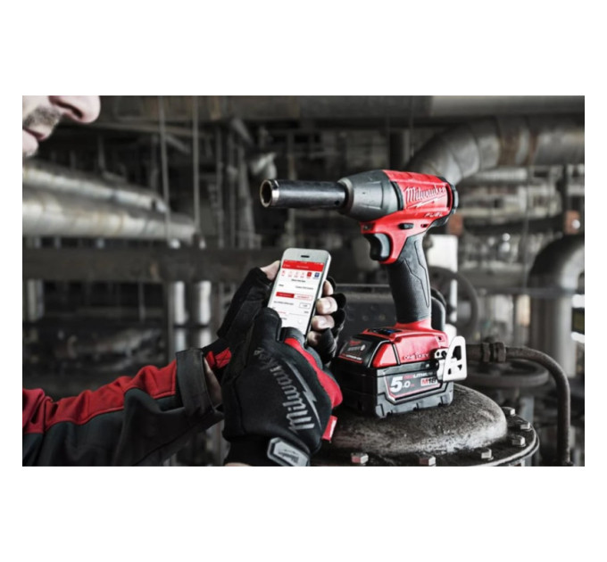 Ударный гайковерт (300 Нм) НMILWAUKEE 1/2" M18 FUEL ONEIWF12-0 ONE-KEY с фрикц. кольцом 4933451153