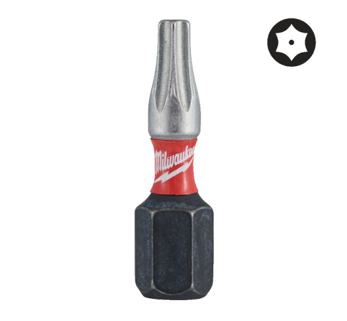 Біта SHOCKWAVE MILWAUKEE, TX BO15, 25мм, (2шт)
