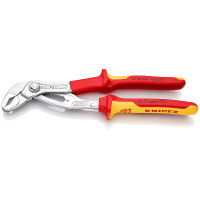 Клещи сантехнические переставные высокотехнологические Ø50мм VDE Cobra KNIPEX 87 26 250 (хром)
