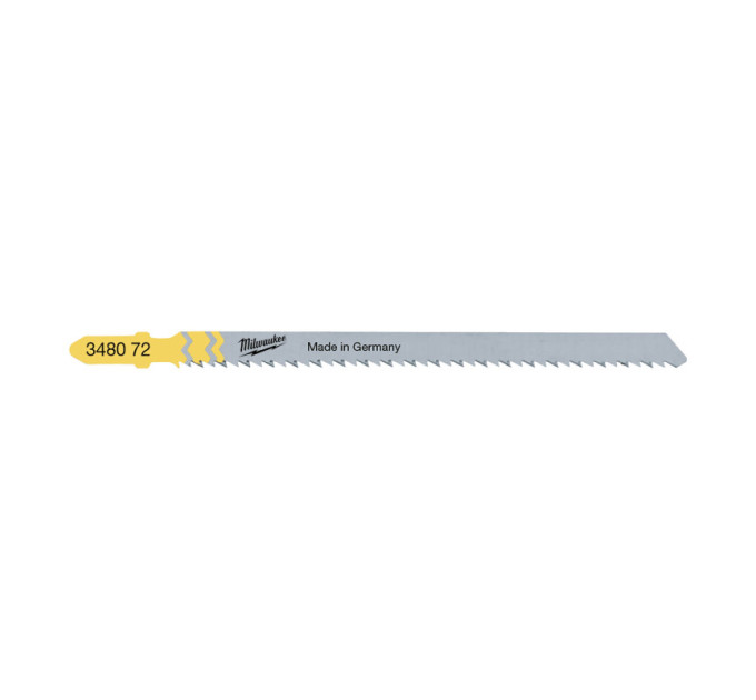 Полотна для лобзика T101BR MILWAUKEE, 105х2,5мм, (5шт), (обратный рез)