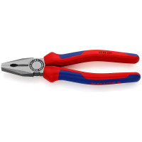 Пассатижи (плоскогубцы) комбинированные Ø13,0мм, 200мм KNIPEX 03 02 200, фосфатированные