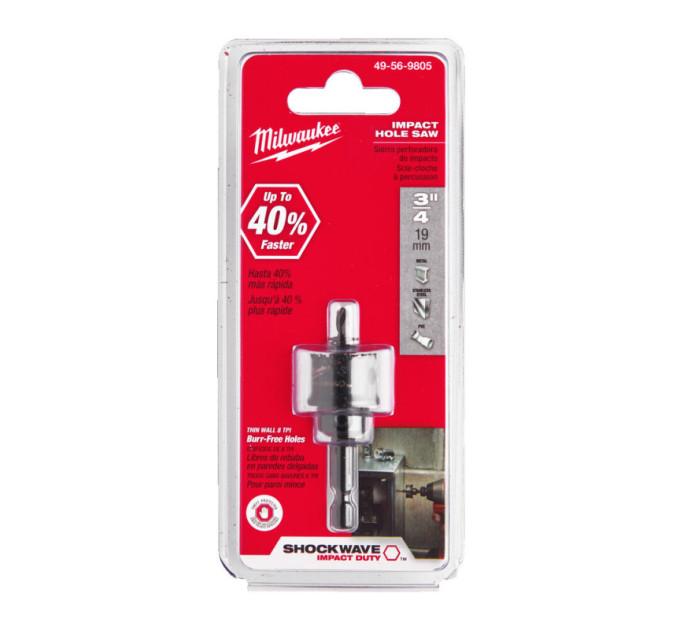 Коронка Shockwave MILWAUKEE Ø19мм