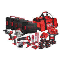 Набір інструментів акумуляторних MILWAUKEE, M18PP8B-586P (зарядний прситрій M12-18 FC, зарядний прси Набір інструментів акумуляторних MILWAUKEE, M18PP8B-586P (зарядний прситрій M12-18 FC, зарядний прси