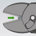 Кусачки боковые (бокорезы) особой мощности TwinForce, Ø4,0мм, 180мм KNIPEX 73 71 180,фосфатированные