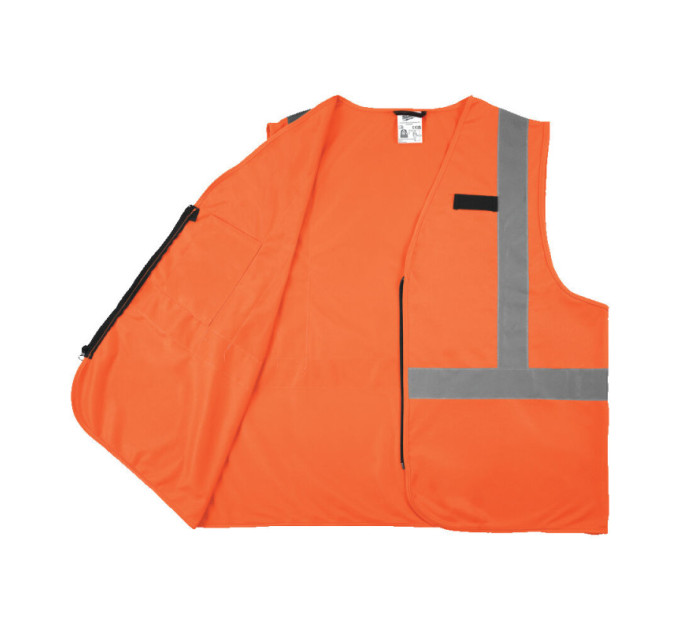 Жилет сигнальный Hi-Viz MILWAUKEE, оранжевый (2XL/3XL)