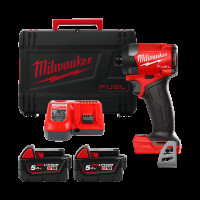 Шуруповерт ударний акумуляторний безщітковий MILWAUKEE (226 Нм) M18 FID3-502X (ЗУ+2ак.Х5Ач+HDкейс),