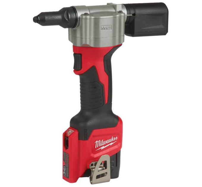 Заклепочник аккумуляторный MILWAUKEE M12 BPRT-0 Ø закл. 2,4-4,8мм (каркас)