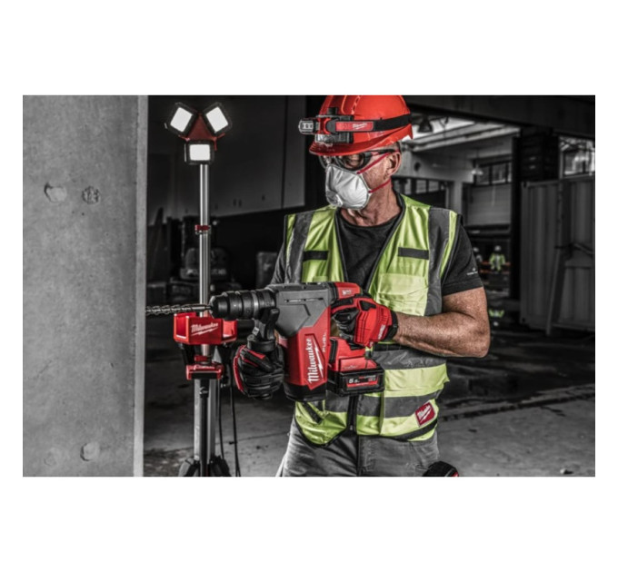 Перфоратор акумуляторний безщітковий SDS-PLUS MILWAUKEE M18 ONEFHPX-552X (5,0Дж)(ЗУ+2Х5,5Ач+HDкейс)