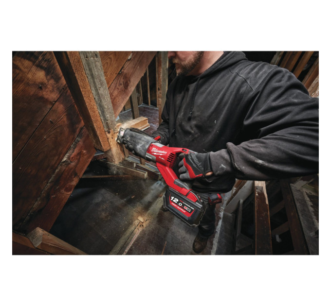 Пила сабельная аккумуляторная бесщёточная MILWAUKEE M18 FSX-121C (ЗУ+1акк.Х12Ач+кейс), (замена на 49