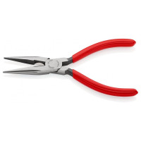 Круглогубцы плоские с режущими кромками Ø2,5мм, 160мм KNIPEX 25 01 160, фосфатированные