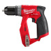 Дриль-шуруповерт акумуляторний безщітковий MILWAUKEE M12 FDDX-0, 34Нм (каркас без насадок)