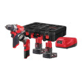 Набір з 2х інструментів безщіткових акумуляторних MILWAUKEE M12 FPP2AW-402P