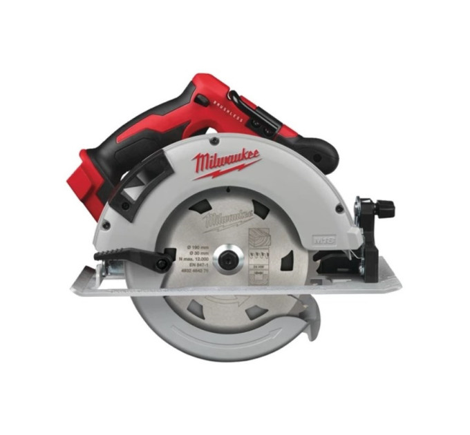 Пила дисковая аккумуляторная бесщеточная MILWAUKEE M18 BLCS66-0 Ø165мм (каркас)