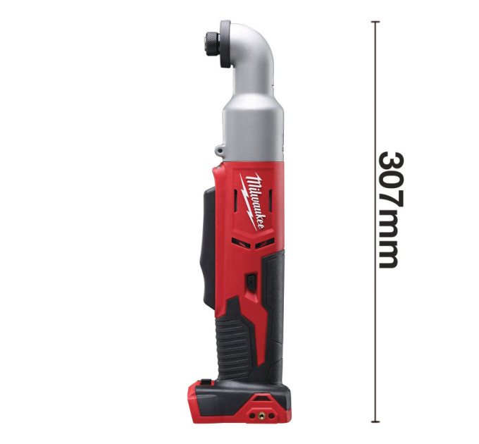 Шуруповерт кутовий ударний акумуляторний MILWAUKEE M18 BRAID-0 (81Нм) (каркас)