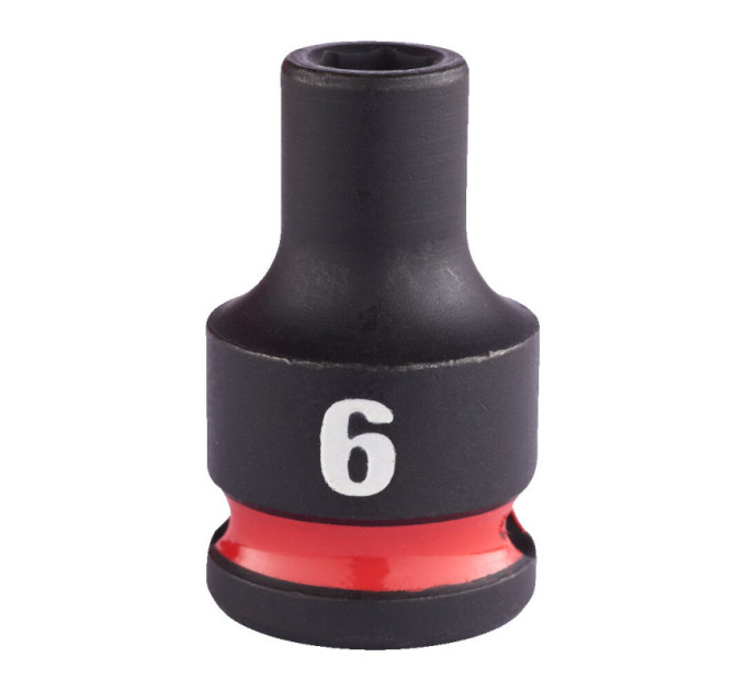Головка ударная ShW 3/8'' STD MILWAUKEE, 6мм