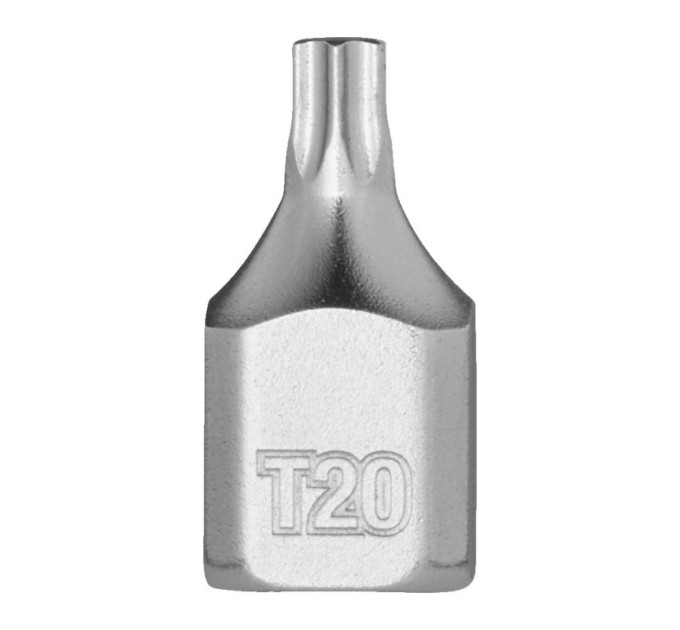 Головка торцевая хромированная ¼” MILWAUKEE укороченная с битой Torx, T20