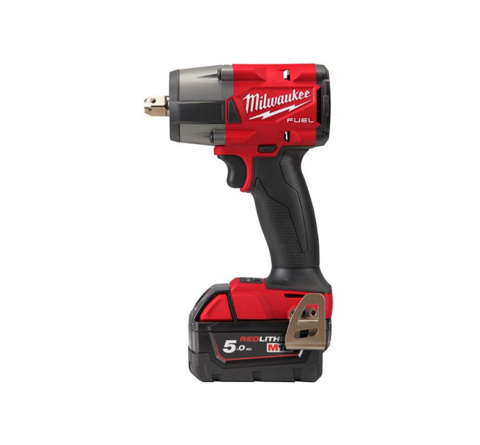 Гайковерт аккумуляторный бесщеточный MILWAUKEE 1/2" (881Нм) M18 FMTIW2P12-502X, с пином (ЗУ+2Х5Ач)