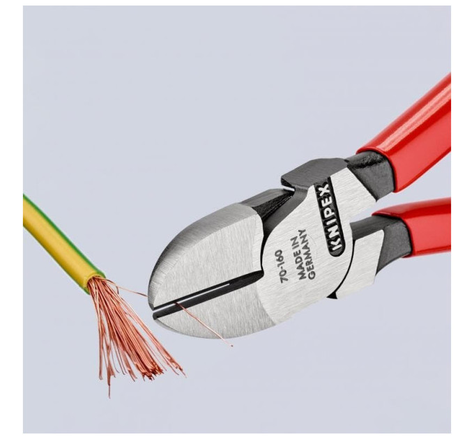 Кусачки боковые (бокорезы), Ø4,0мм, 160мм KNIPEX 70 01 160, фосфатированные